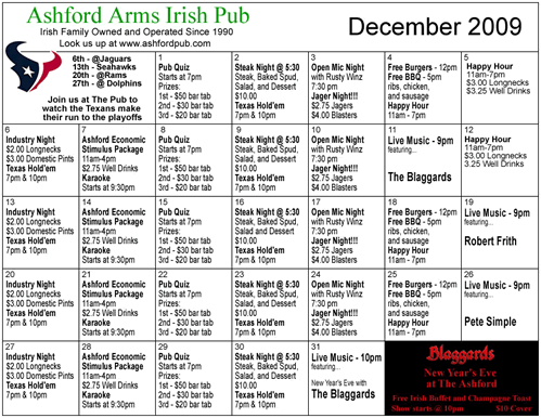 December Calendar